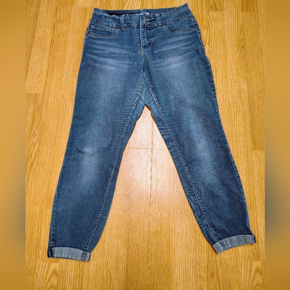 Royalty For Me, Woman's Blue Boyfriend Jeans, Size 10